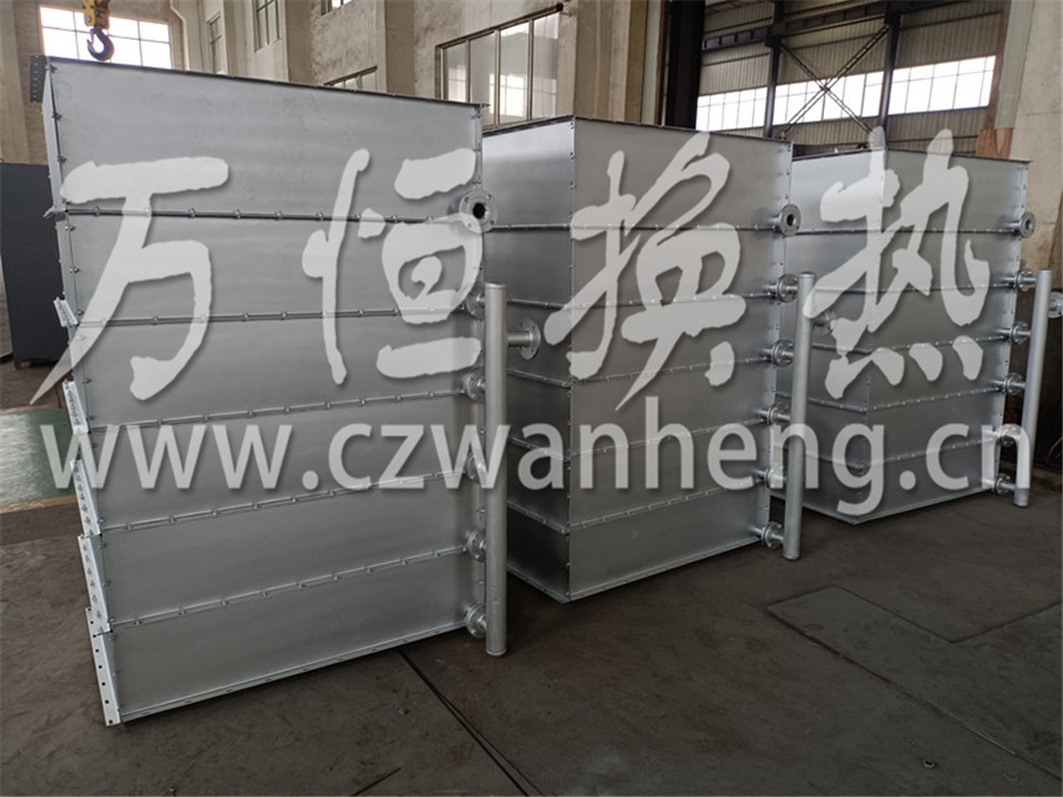 山東XX材料股份有限公司購買3組18片不銹鋼蒸汽換熱器